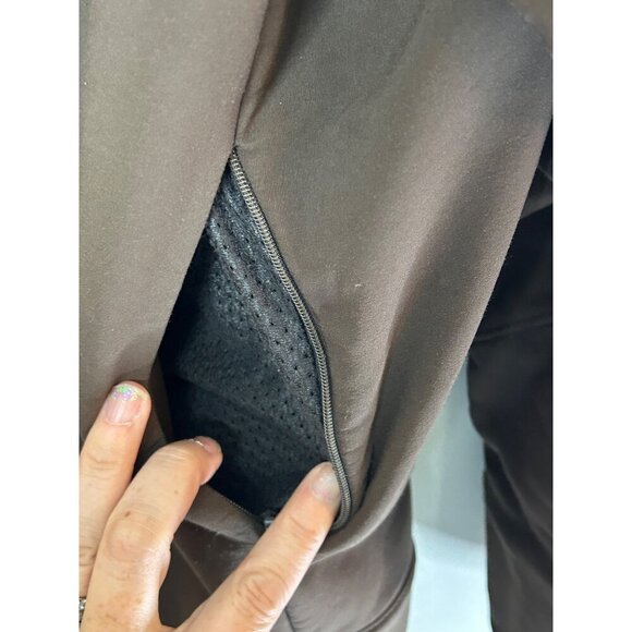 The north face brown zip up jacket women’s m/l - Picture 8 of 14